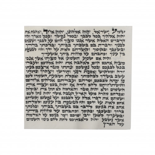 Mezuzah Parchment 12cm AR"I Eichlers