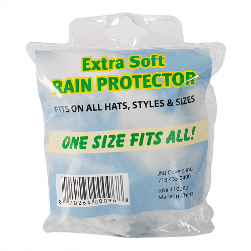 plastic rain hat covers