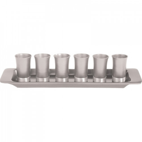 Yair Emanuel Judaica Jewish Miriams Kiddush Cup and Plate Set CU-6 Holylandmarket Yair Emanuel Yair Emanuel Judaica Jewish Miriams Kiddush Cup and Plate Set CU-6 Holylandmarket Yair Emanuel