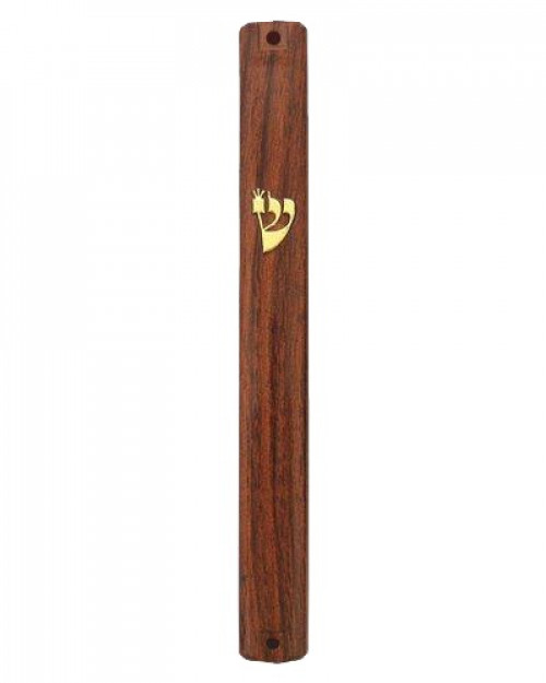 Plastic Mezuzah Case Waterproof Dark Brown Eichlers