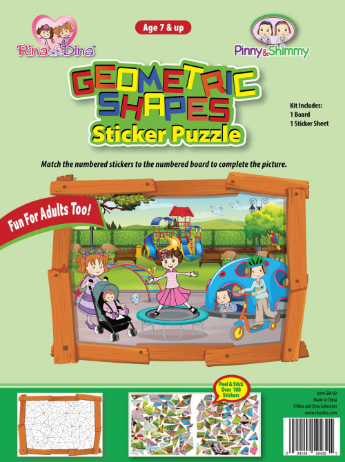 Geometric Shape Sticker Puzzle Playground Eichlers